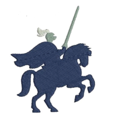 motif de broderie machine chevalier